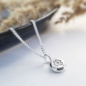 Solid sterling silver Dandelion Wish Necklace Solid sterling silver Dandelion Wish Necklace