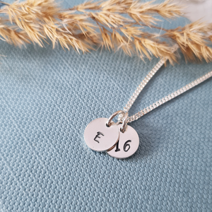 Sterling Silver Celebration Initial Necklace Sterling Silver Celebration Initial Necklace