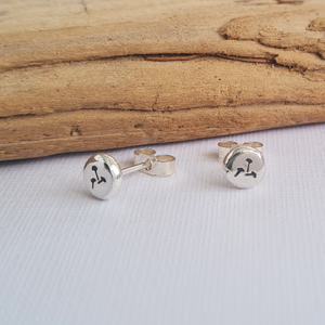 Sterling Silver Wish Mini Stud Earrings Sterling Silver Wish Mini Stud Earrings