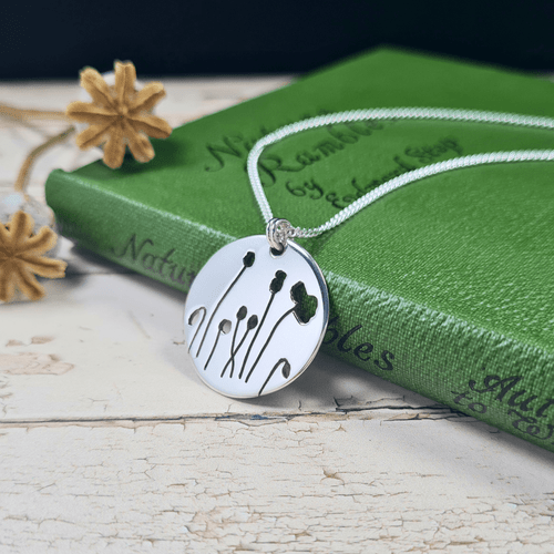 Sterling Silver Poppy Fields Necklace