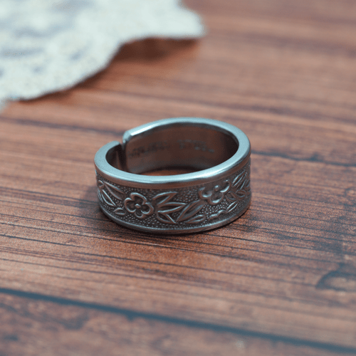 Blossom Vintage Spoon Band Ring