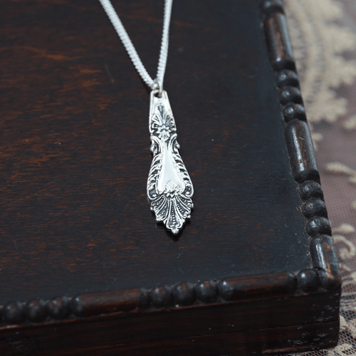 Ornate Victorian Spoon Necklace