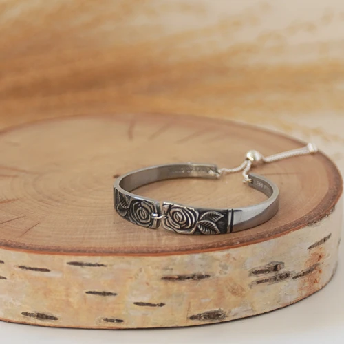 Vintage Rose Spoon Bracelet