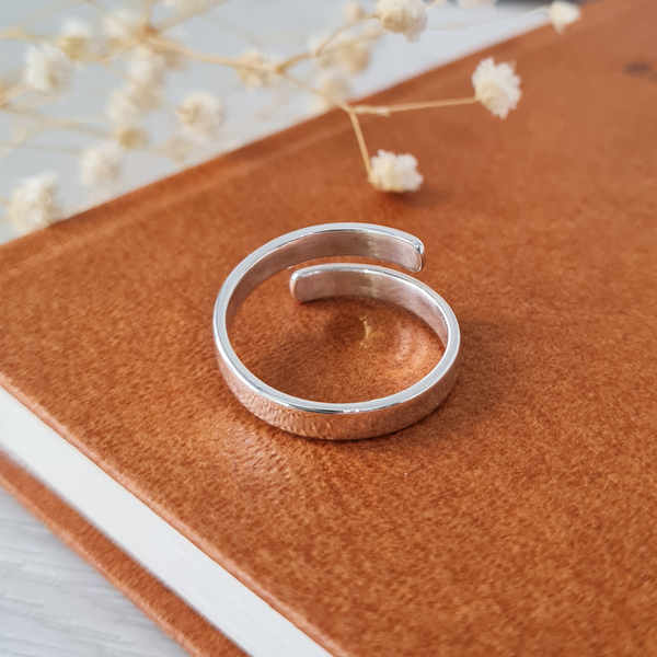 Sterling silver Personalised Quote Ring