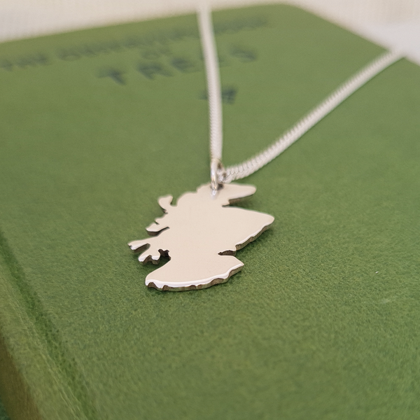 Silver Scotland Necklace