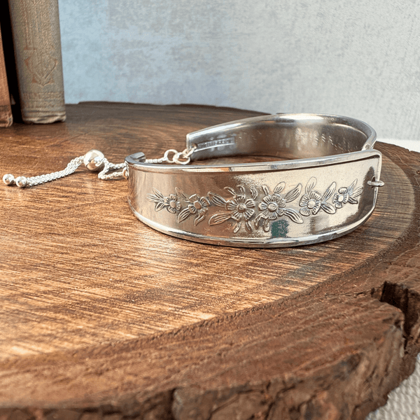Floral Cuff Bracelet