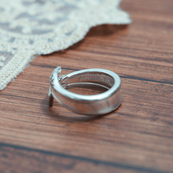 Floral vintage Spoon Ring