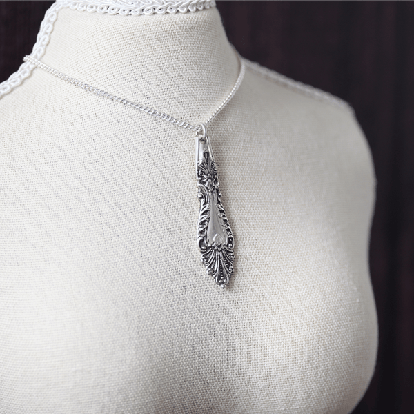 Ornate Victorian Spoon Necklace