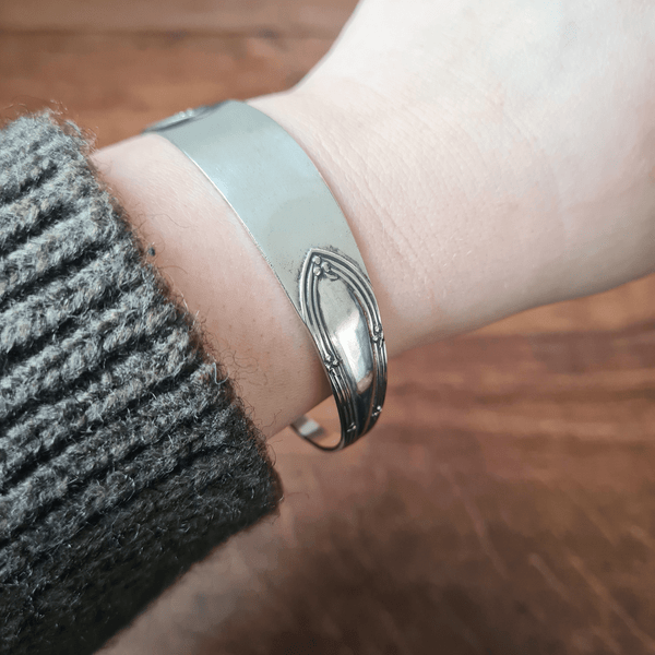 Teardrop Sugar Tong Cuff Bangle