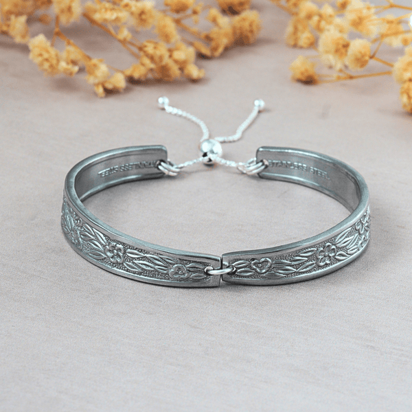 Blossom Spoon Bracelet with slider catch