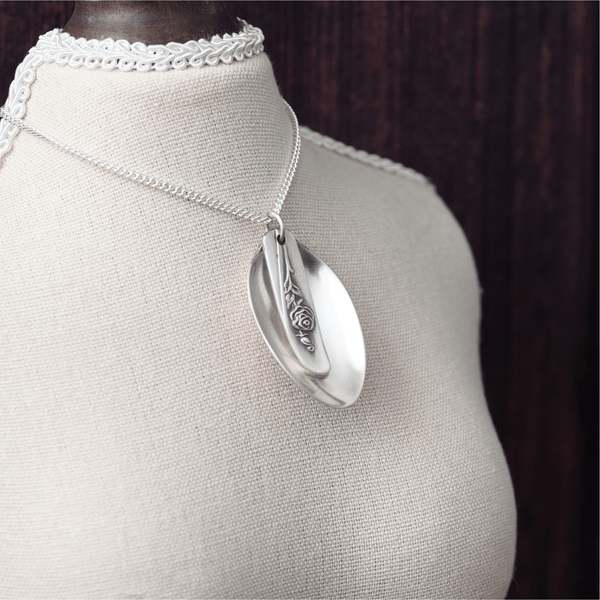 Lasting Rose Spoonie Necklace