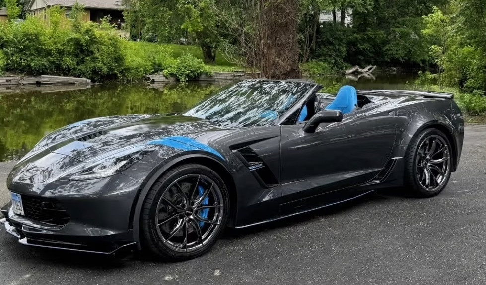 Forgeline F01 Black Ice Wheel C7 C6 Z06 20x12 +50 5x120.65BC