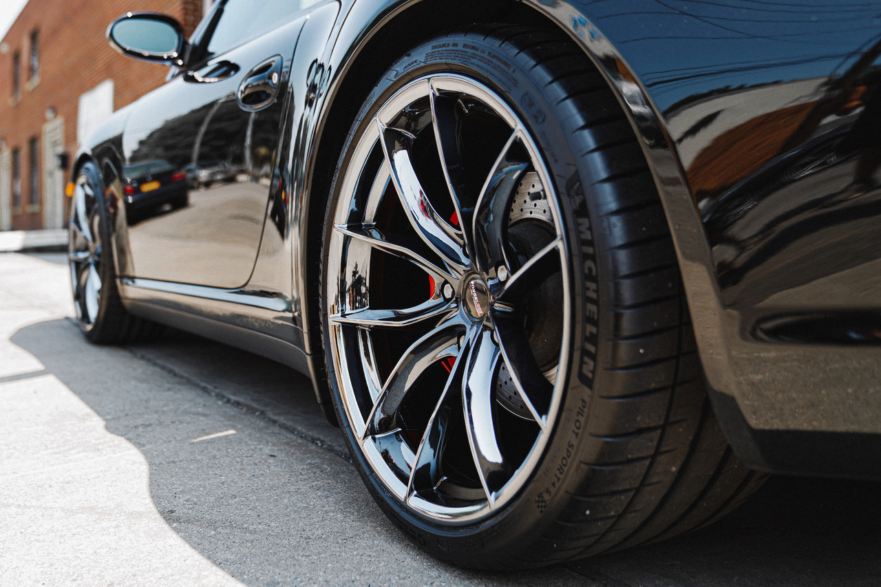 Forgeline F01 Black Ice Wheel 20x12 +50 5x130BC (Porsche 997 / 991