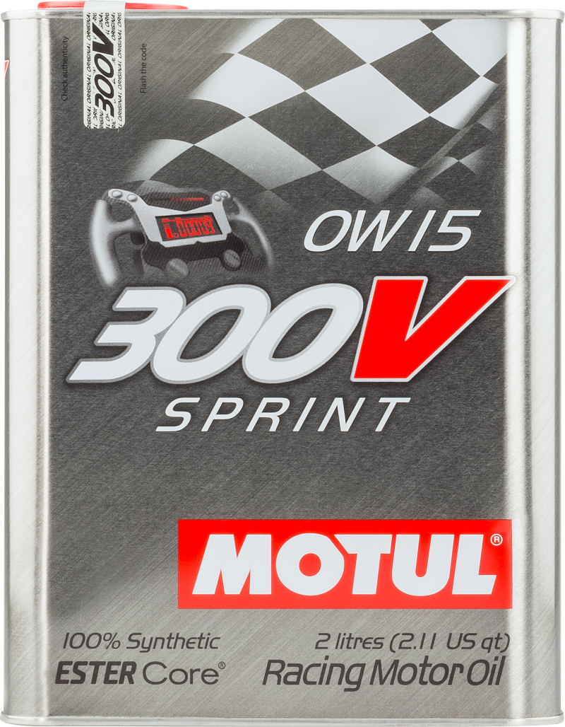 Motul 300V High RPM 0W20 2L Fully Synthetic Ester Racing Engine Oil – Perfect For High-Performance Engines