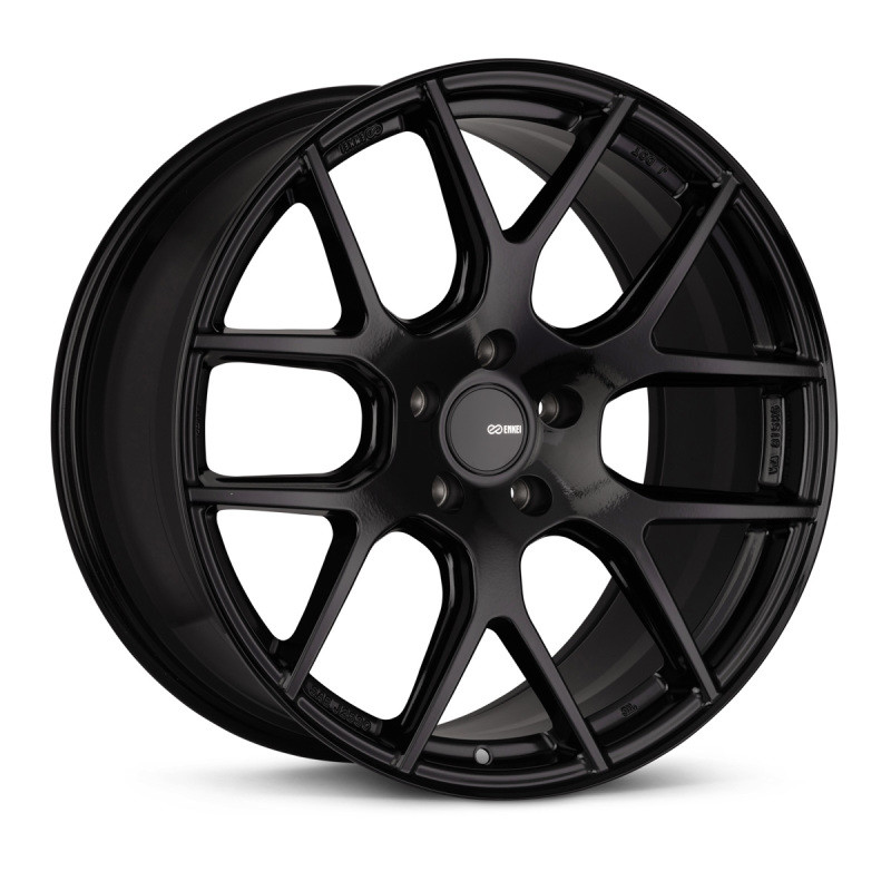 Enkei XM-6 18x8 5x112 45mm Offset 72.6mm Bore Gloss Black Racing
