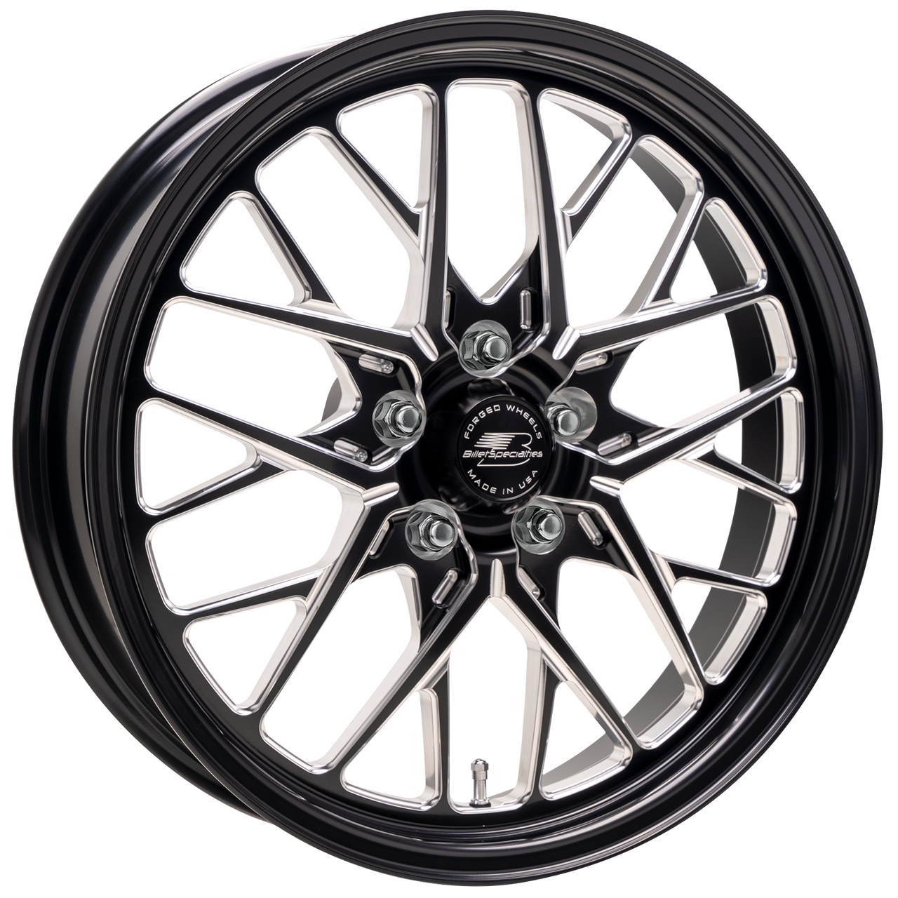 Billet Specialties Redline 18x5 | 5x4.5 BC | 2.5in BS Black Drag