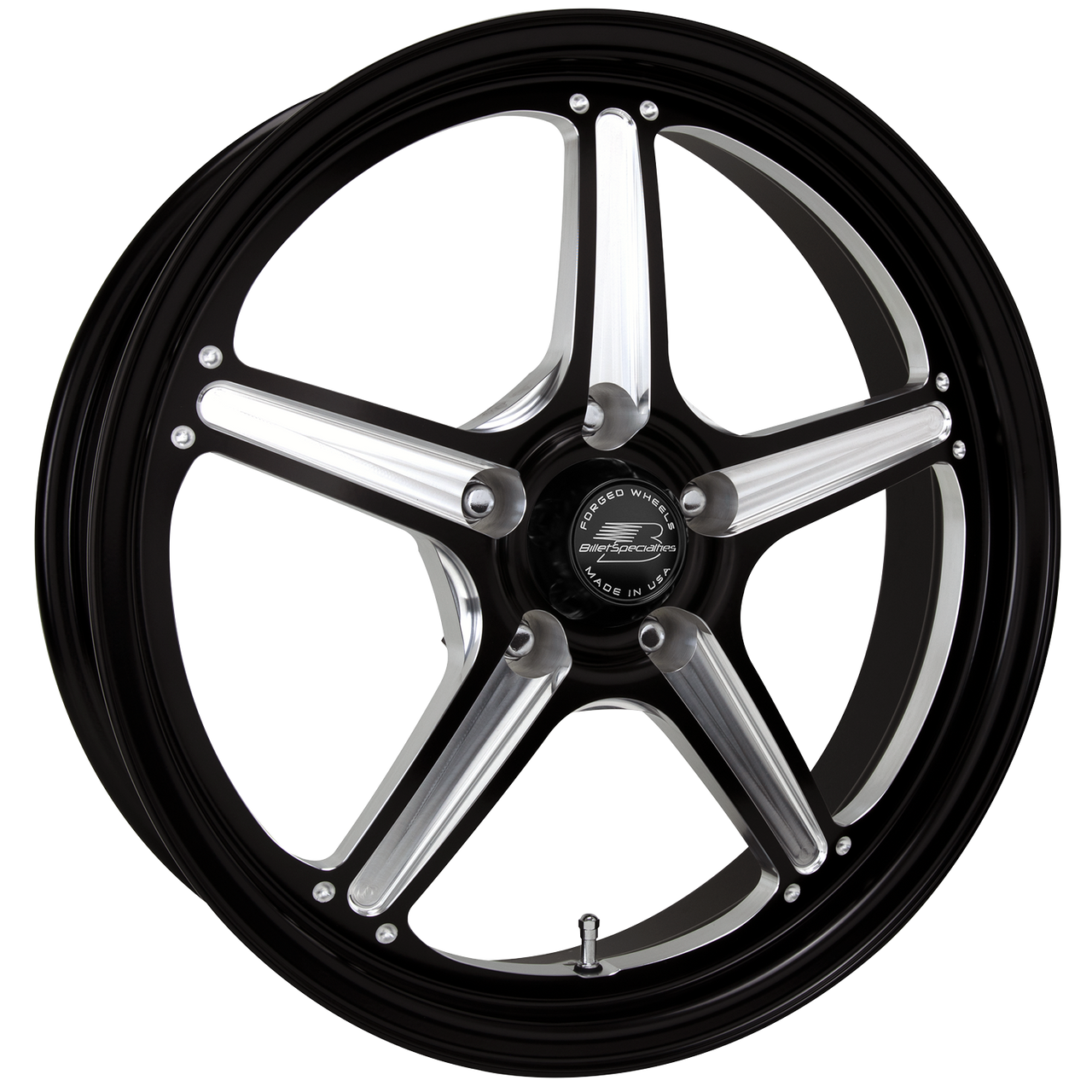 【R&B】xplicit Billet Specialties Street Lite 18x5 | 5x4.75 BC | 2.125in BS Black