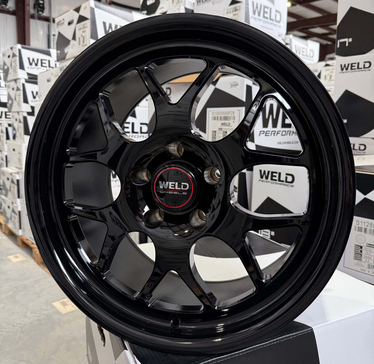 WELD Solana Street Z06 C6 C7 ZR1 Full Gloss Black Wheel 18x10