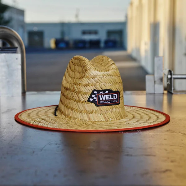 WELD Racing Logo Woven Straw Hat AW30622 Black Friday Cyber