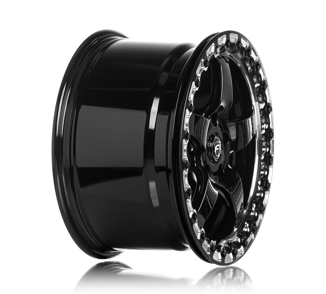 Forgestar D5 Beadlock Black 17x10 +30 5x115BC Hellcat Charger