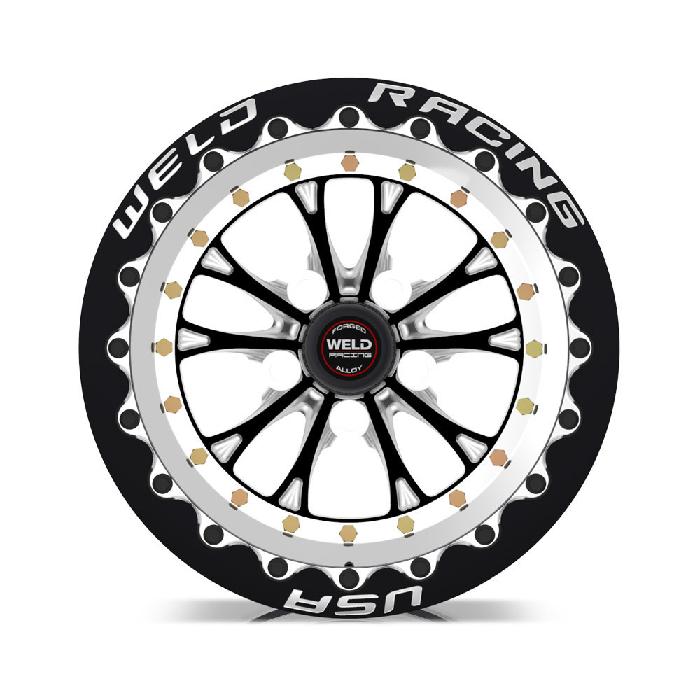 Weld Vitesse 15x10 / 5x4.75 BP / 7.5in. Black Wheel - Black Single