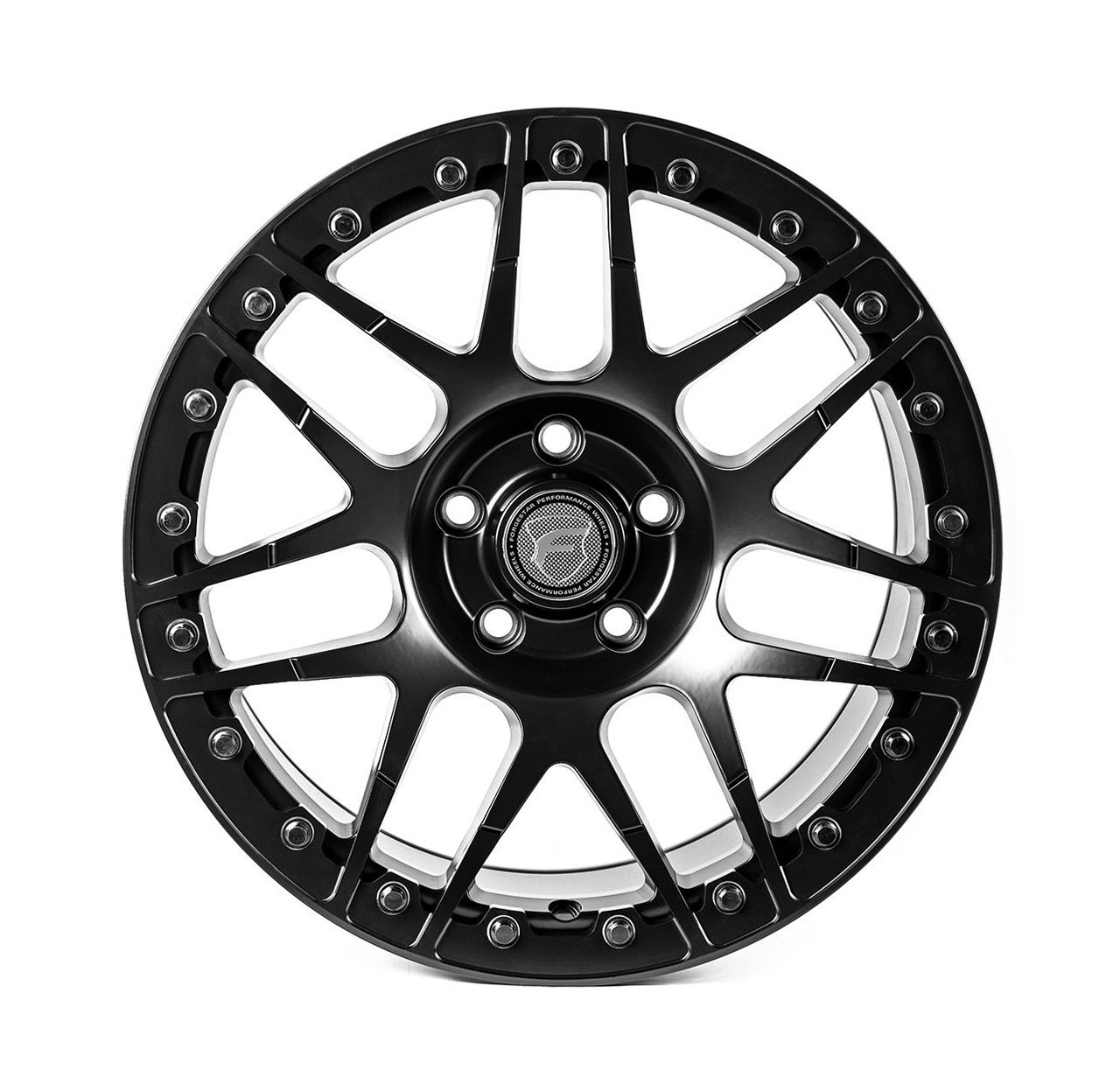 Forgestar F14 Beadlock Satin Black 17x10 +45 5x120BC Camaro SS ZL1