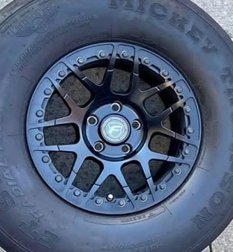 Forgestar F14 Beadlock 15x10 Hellcat Satin Black Wheel +22 5x115BC