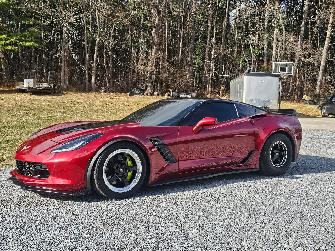 Forgestar D5 Gloss Black Wheel w/Machined Lip 18x10 +25 5x4.75BC