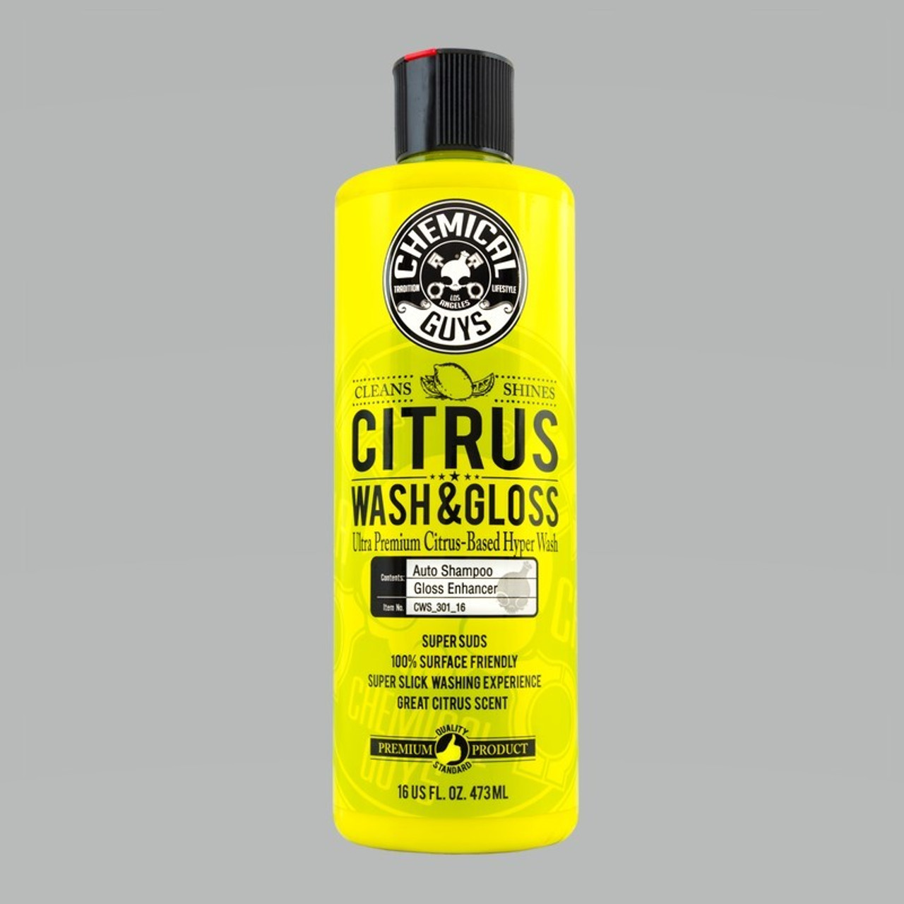 Chemical Guys Citrus Wash & Gloss Concentrated Car Wash - 16oz –  SpeedFactoryRacing