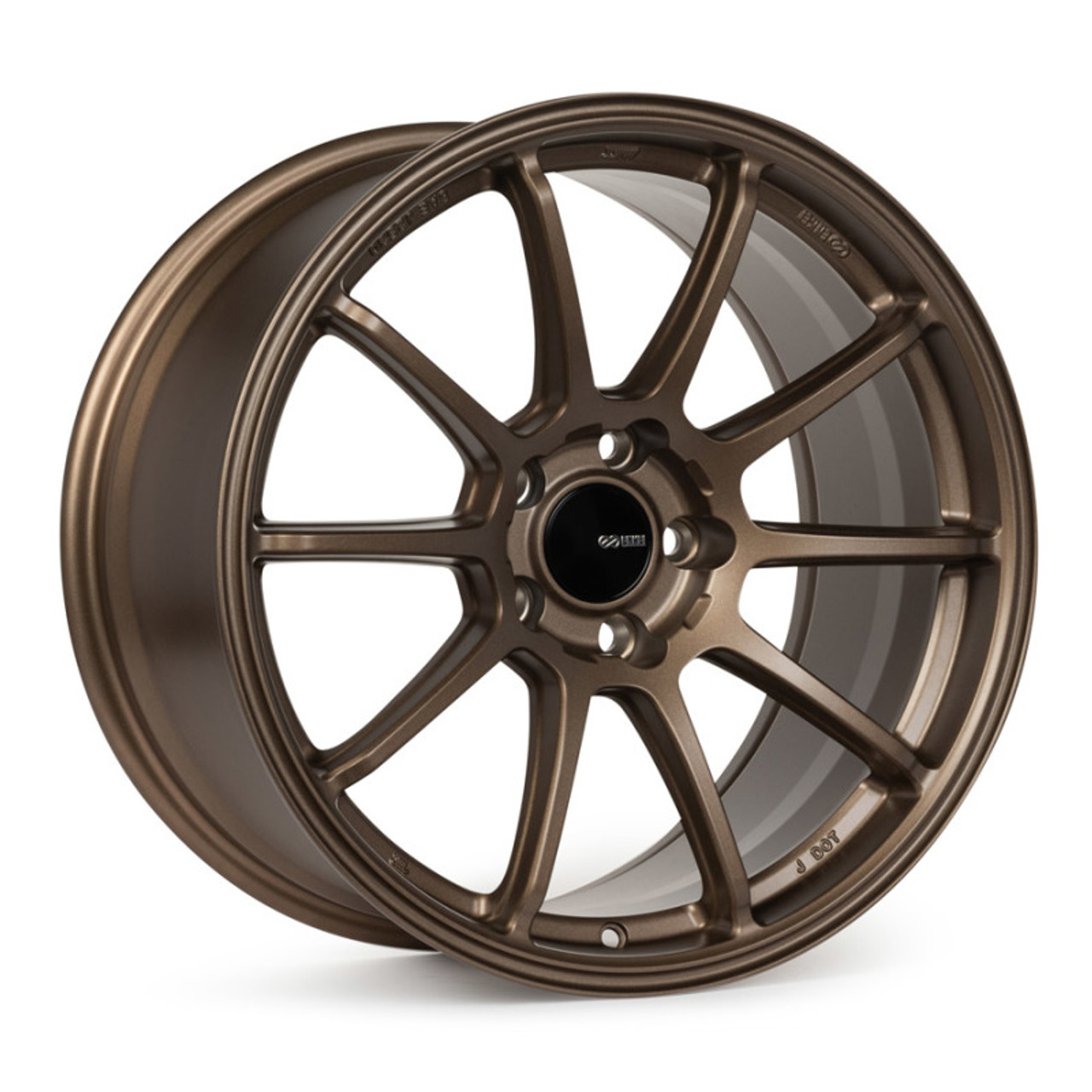 Enkei TRIUMPH 18x9.5 5x114.3 38mm Offset Matte Bronze Racing Wheel -  543-895-6538ZP