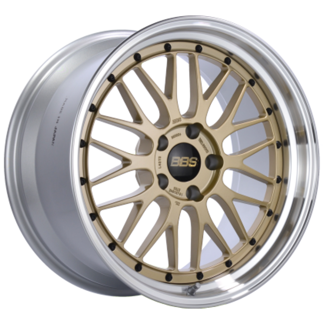 BBS LM 20インチBBSゴールドナット付き BBS LM / 20x10 +22, 20x11 +24 / 5x112 / Gold – Sensei 6