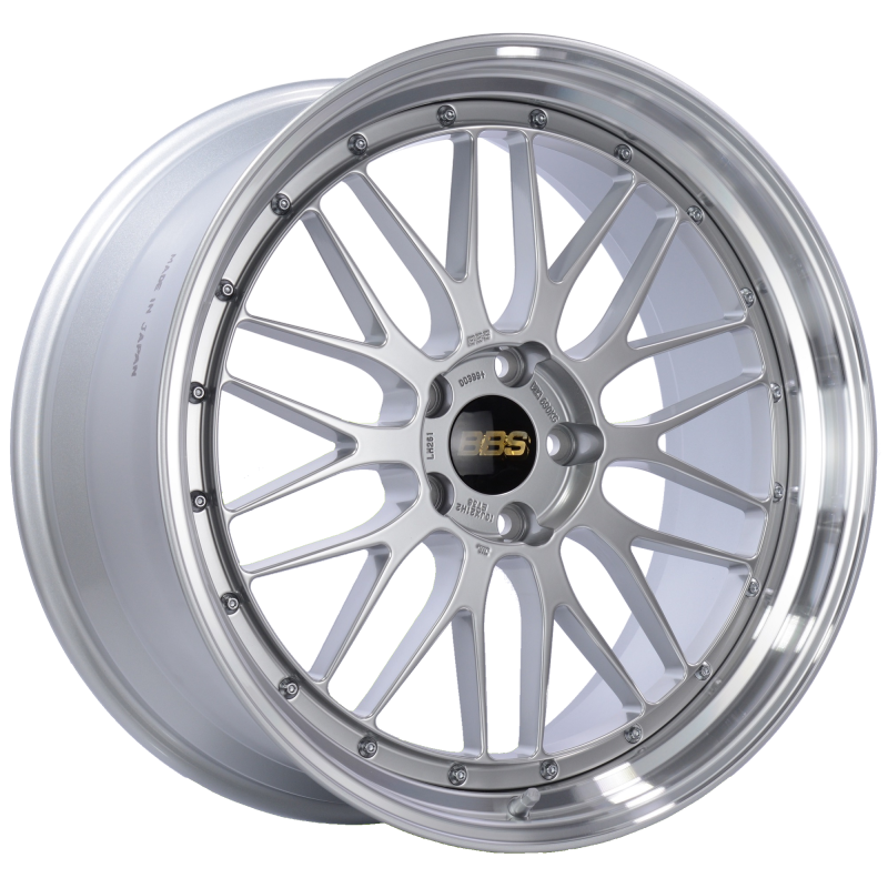BBS LM 21x10 5x120 ET38 Diamond Silver Center Diamond Cut Lip