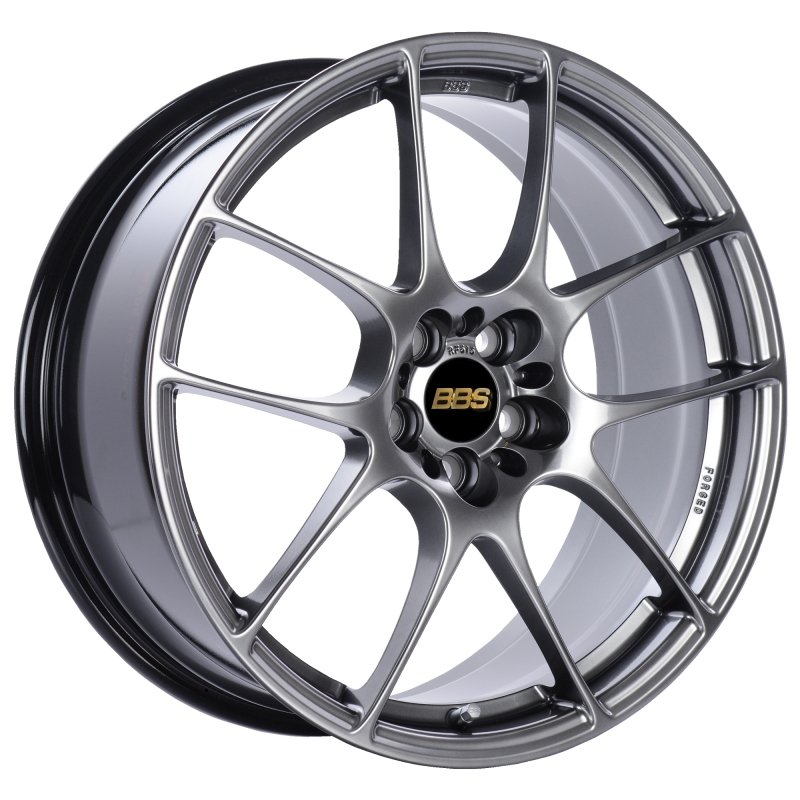 BBS RF 18x8 5x112 ET45 Diamond Black Wheel -82mm PFS/Clip Required