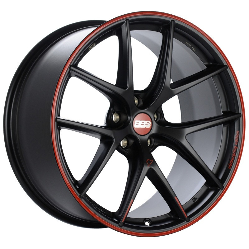 BBS CH-R Nürburgring Edition 4本 20In 9j BBS CH-R Nurburgring Edition 20x9 5x120 ET25 PFS Black/Red Wheel
