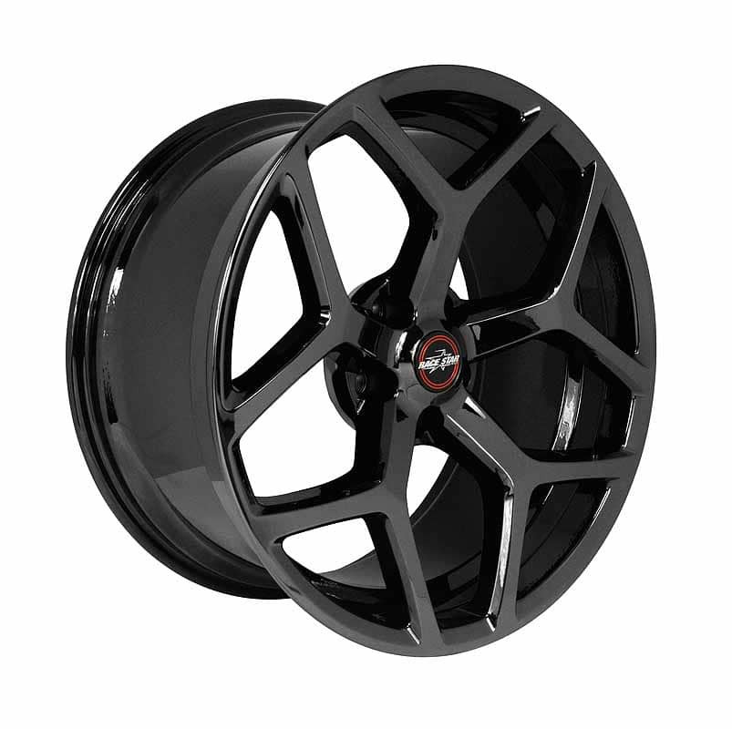 Race Star 95 Recluse Gloss Black Wheel 18x5 5x115BC 2.13BS Charger