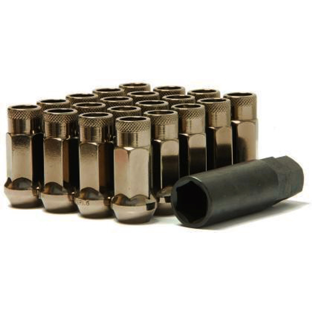 Wheel Mate Muteki SR48 Open End Lug Nuts - Red 12x1.50 48mm (32906R) main image 1