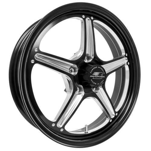 Billet Specialties Street Lite 17x4.5 | 5x4.5 BC | 2.00in BS Black