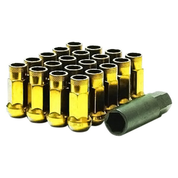 Wheel Mate Muteki SR48 Open End Lug Nuts - Orange 12x1.25 48mm **SPECIAL ORDER - MIN ORDER 60 SETS** main image 0