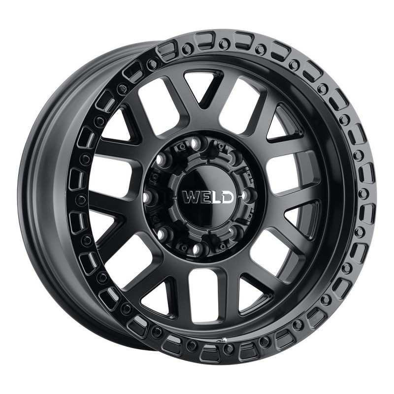 Weld Off-Road W104 20X10 Cinch 8X180 | ET13 | BS6.00 Satin Black