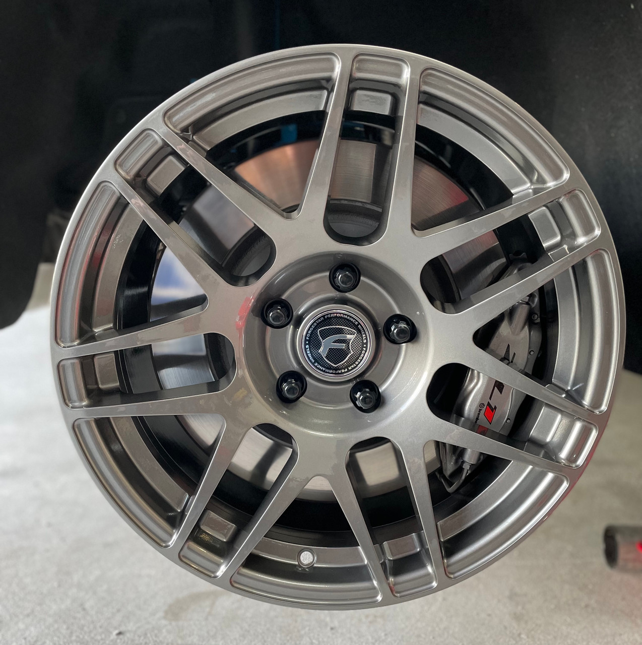 Forgestar F14 Gunmetal 17x10 +44 5x120BC Camaro ZL1 CTS-V