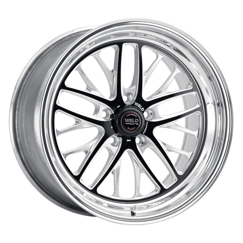 Weld Racing RT-S S82 Drag Wheel 15X8 Black Low Pad 5X4.5 | 6.5