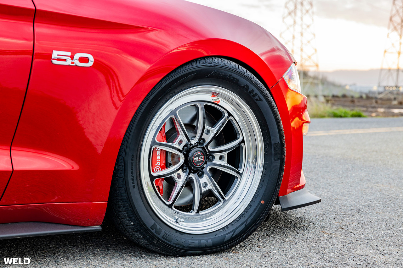 Wheel Black 5s 218 Weld S650 S550 S197 Mustang RT-S S80 Drag Wheel