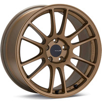 Enkei Racing GTC01RR 18x9.5 5x114.3 35mm Offset Titanium Gold Racing Wheel *Will not fit STI* - 504-895-6535GG