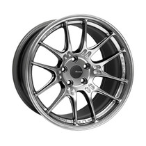 Enkei Racing GTC02 18x10 5x112 32mm Offset 66.5mm Bore Hyper Silver Racing Wheel - 534-810-4432HS
