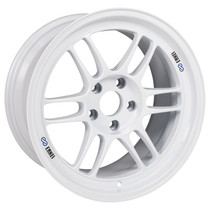 Enkei Racing RPF1 17x9 5x114.3 22mm Offset 73mm Bore Vanquish White Racing Wheel - 3797906522WP