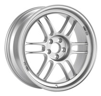 Enkei Racing RPF1 18x10 5x114.3 38mm Offset 73mm Bore Silver Racing Wheel G35/350z - 3798106538SP