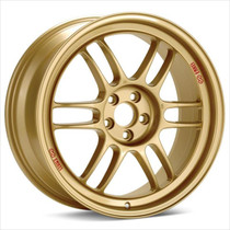 Enkei Racing RPF1 18x9.5 5x114.3 38mm Offset 73mm Bore Gold Racing Wheel - 3798956538GG