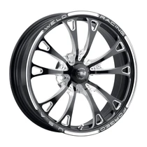 WELD Racing V-Series 18x6 Black Front Runner - 84B-1806206 - View 6