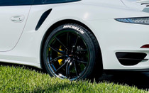 Forgeline F01 Black Ice Wheel 20x12 +50 5x130BC (Porsche 997 / 991 - Turbo - Rears) - F012012513071550BC-D