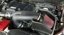 JLT 2015-2024 Ford F-150 2.7L/3.5L EcoBoost / Raptor 3.5L Black Textured Cold Air Intake Kit w/Red Filter